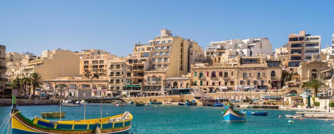 Ferienwohnung Luxury Garden View At Spinola Bay St Julians San Ġiljan Exterior foto